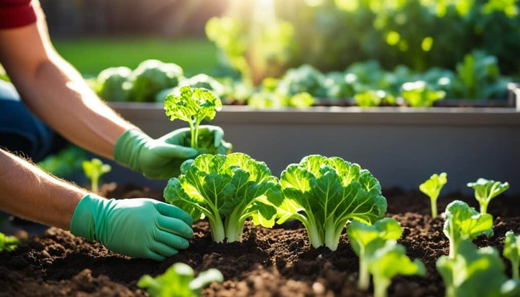 Planting Cauliflower