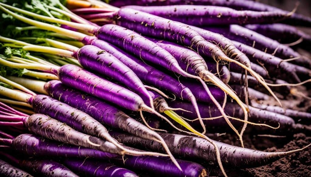 Purple carrots