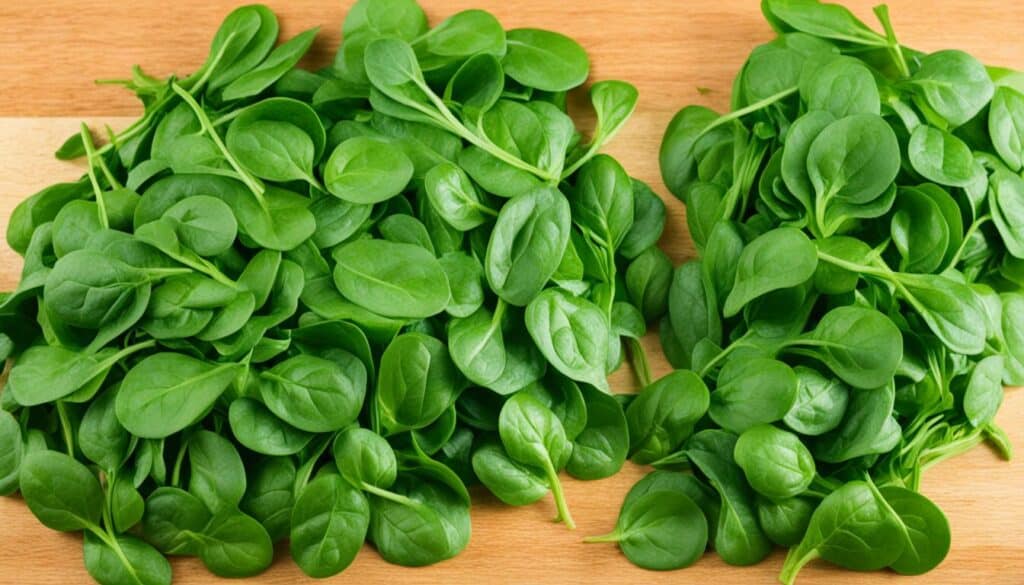 Red Spinach vs. Green Spinach