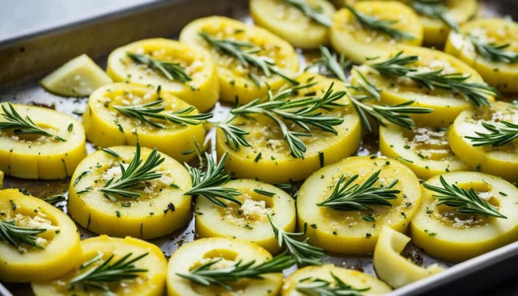 Roasting Yellow Zucchini