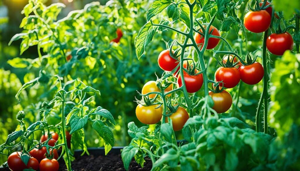 Rutgers tomato plant