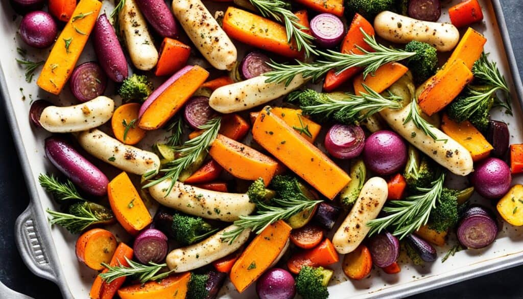 Sheet Pan Sausage and Veggies