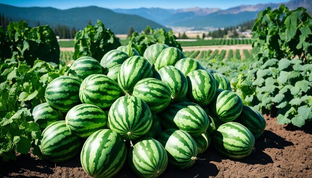 Watermelon growth in USDA Hardiness Zones