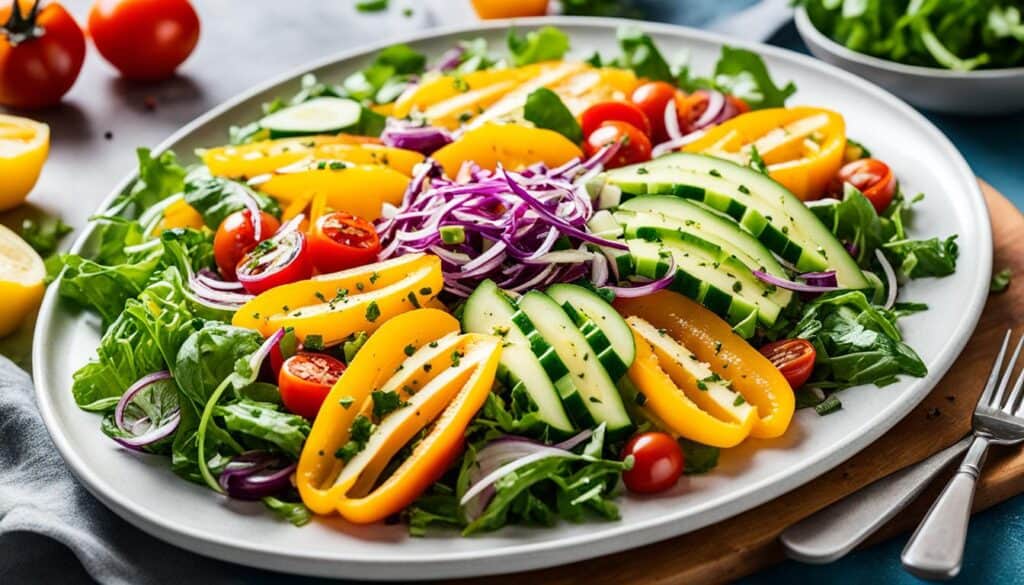 Yellow Bell Peppers in Salads