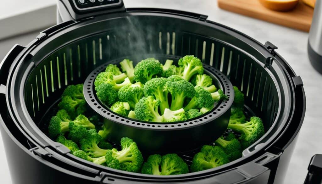 air fry frozen broccoli