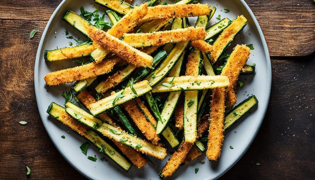 air fryer zucchini fries