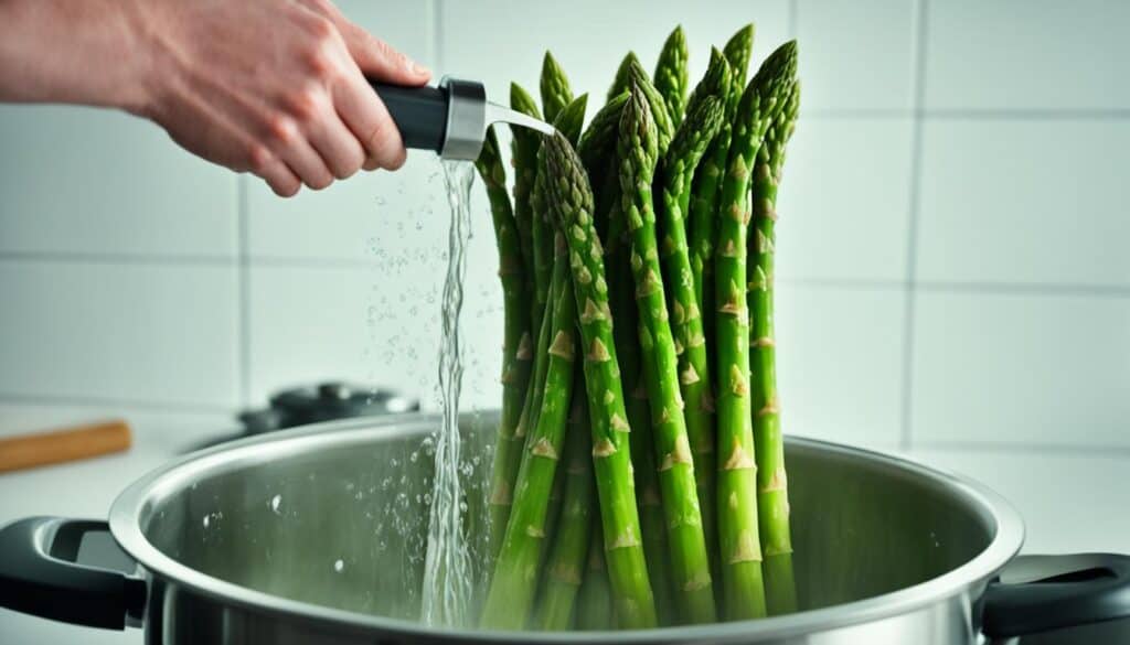 asparagus cooking