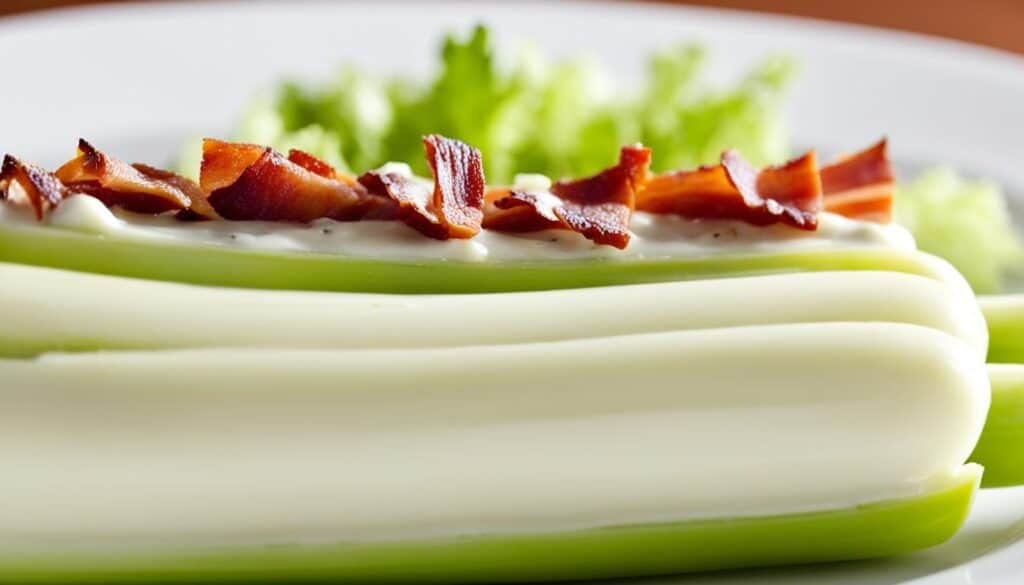 bacon ranch stuffed celery image