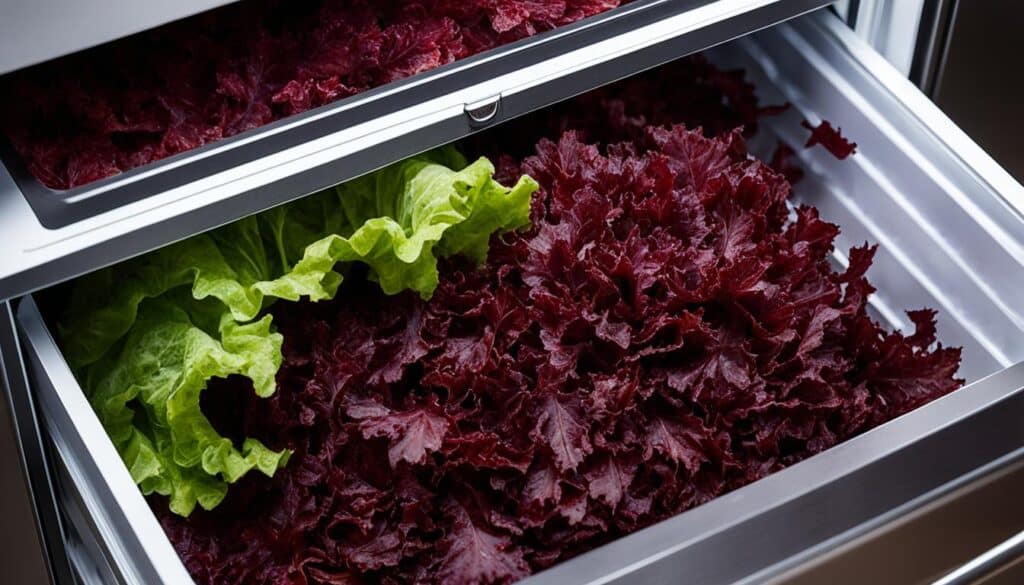 best ways to store red leaf lettuce