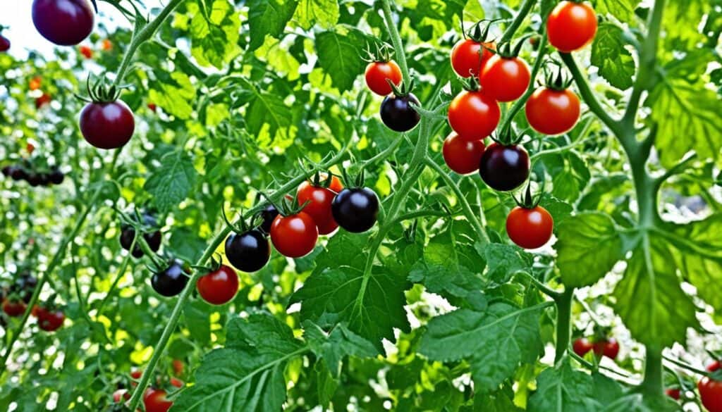 black cherry tomato plant care