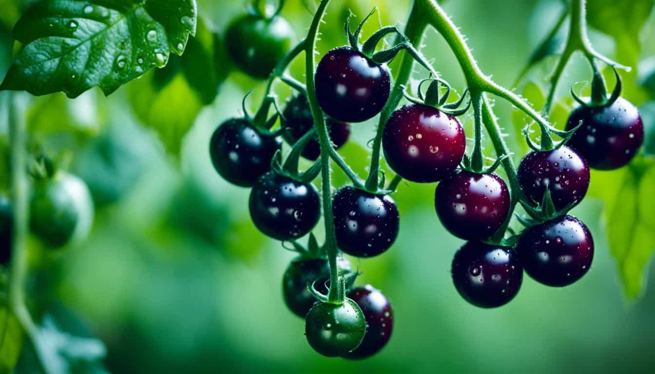 Growing Lush Black Cherry Tomatoes at Home