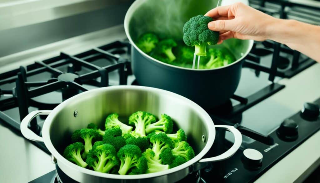 blanching broccoli for freezing