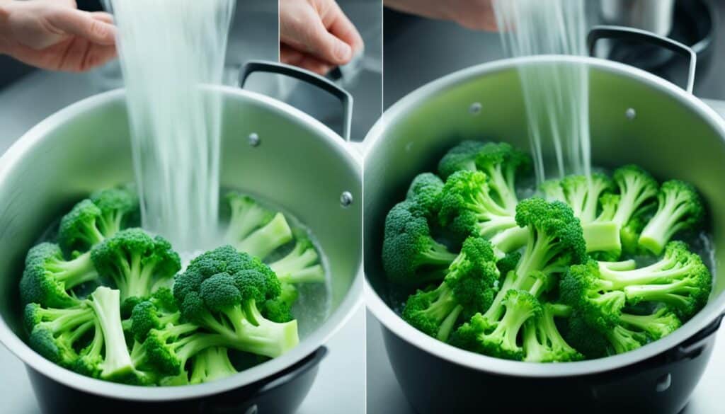 blanching broccoli for salad