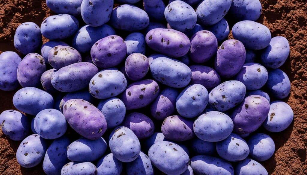 blue potatoes