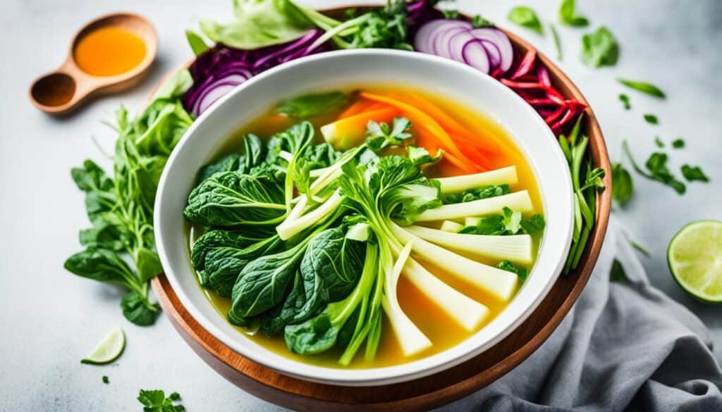 bok choy in soups and stews