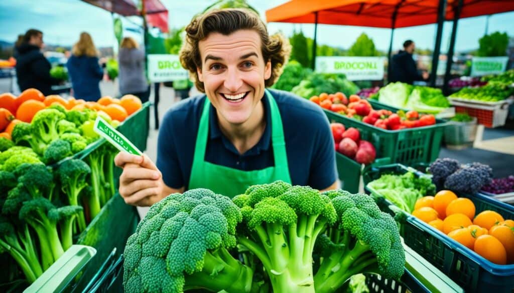 buying broccoli