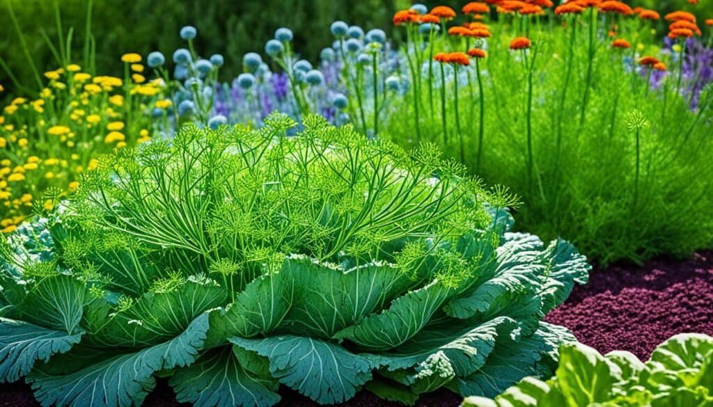 cabbage companion plants