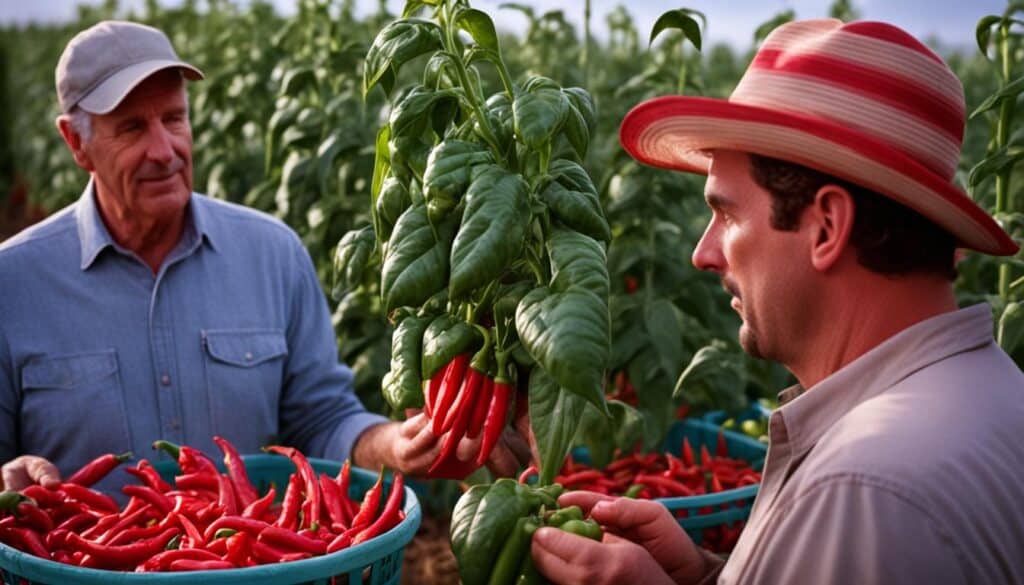 candy cane pepper harvesting and storage