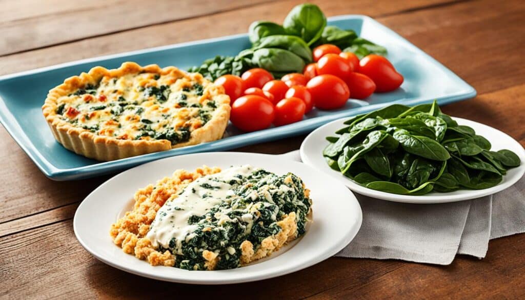 canned spinach dishes