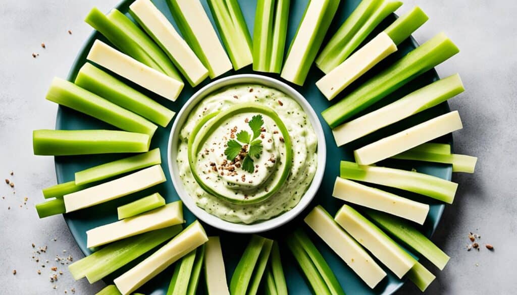 celery sticks with cheese whiz and nut butter