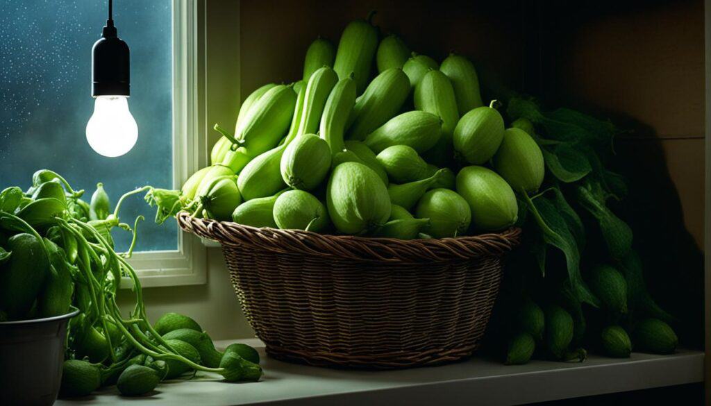 chayote storage