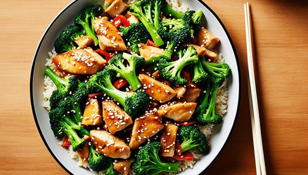 chicken and broccoli stir fry