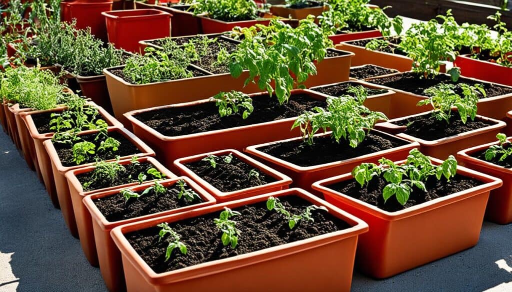 containers for indoor tomato gardening