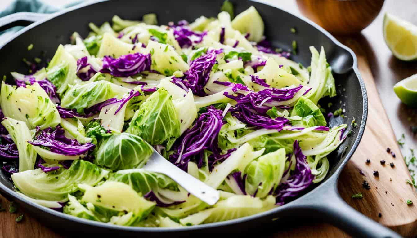 cooking cabbage