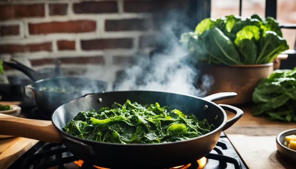 cooking with collard greens