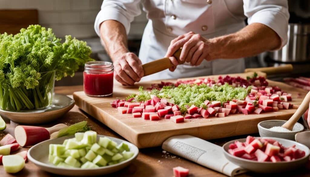 cooking with rhubarb