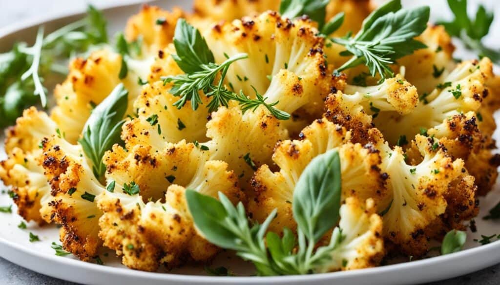 crispy baked cauliflower