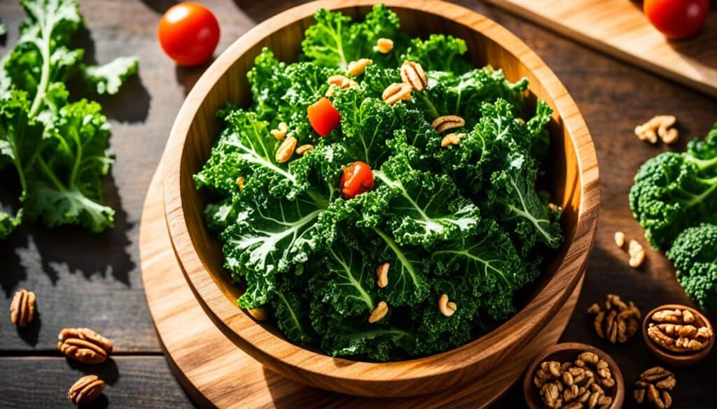 curly kale salad