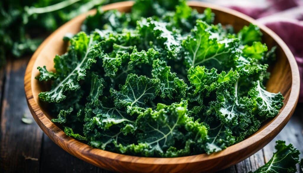 curly kale snack