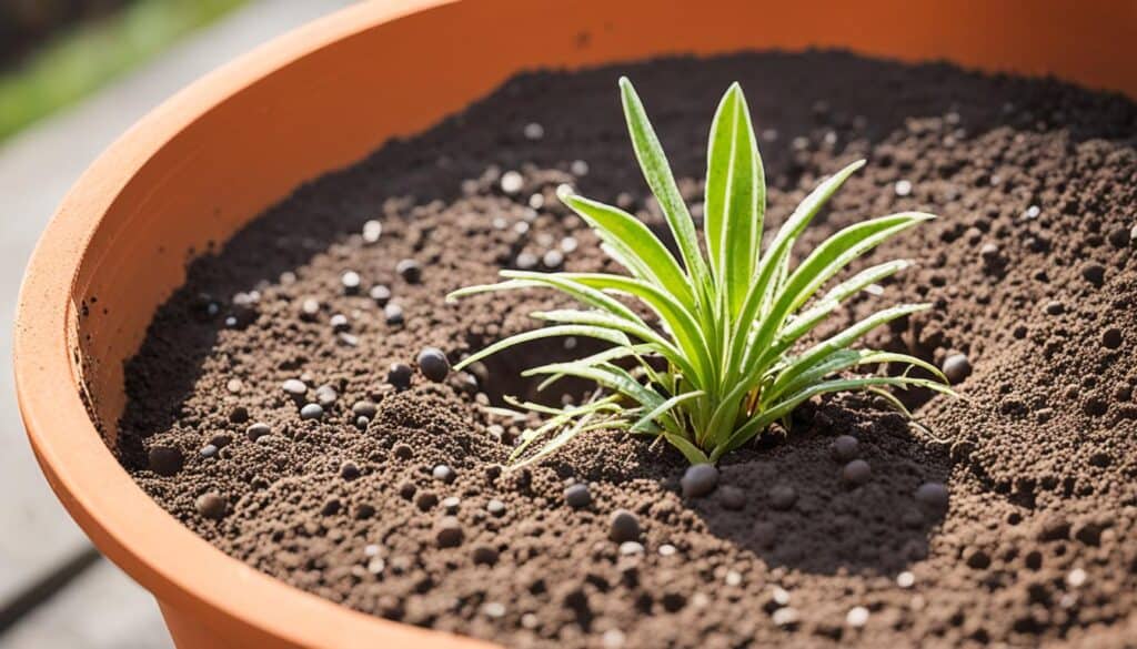 drainage holes in pots