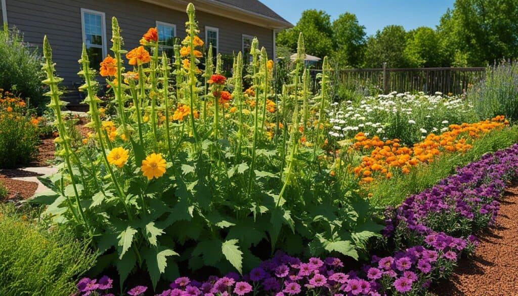 flowering plants for okra