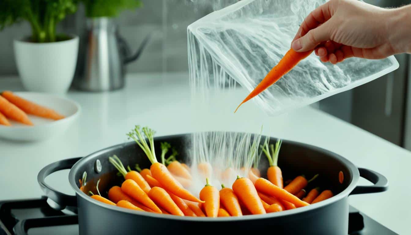 freezing carrots