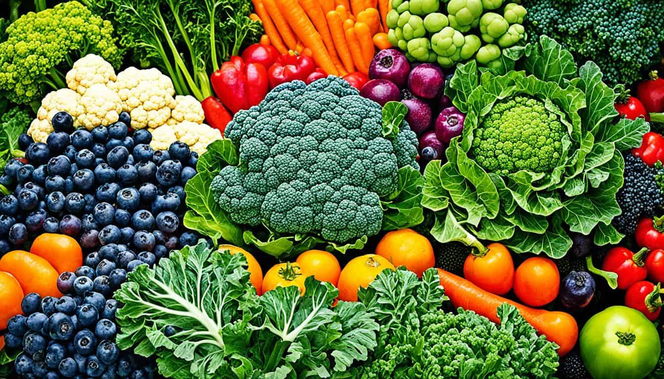 fruits and vegetables vitamins