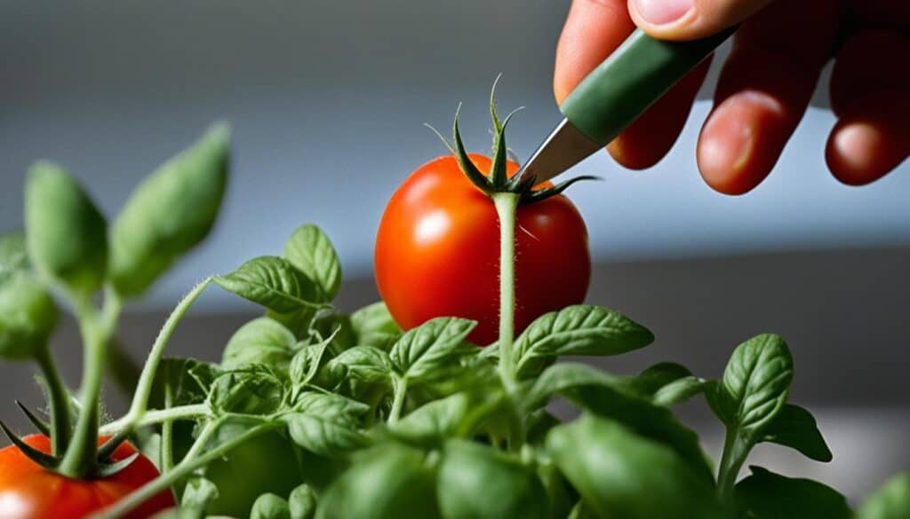 grafting heirloom tomato plants