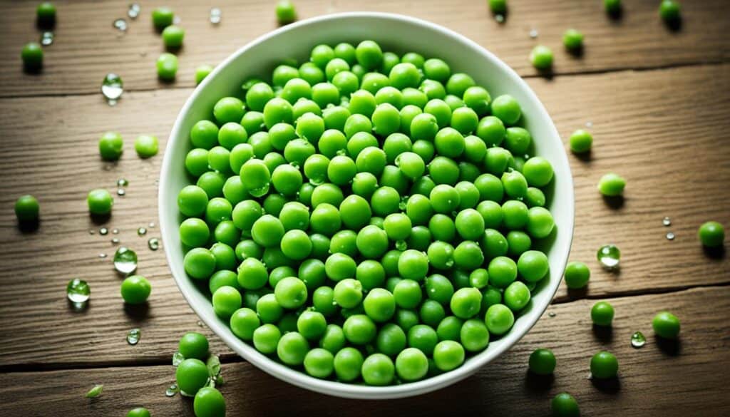 green peas healthy snack