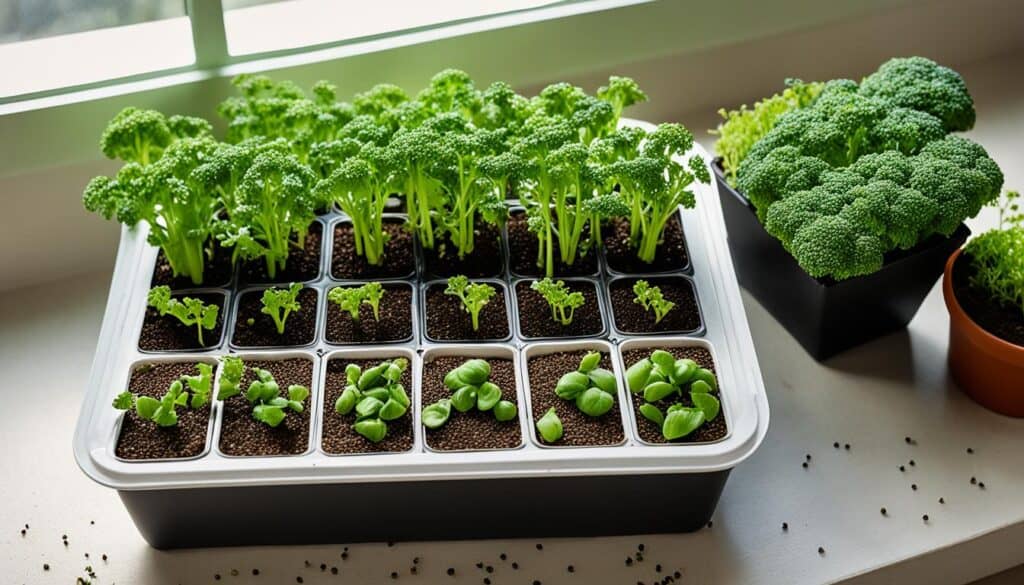 growing broccoli sprouts at home