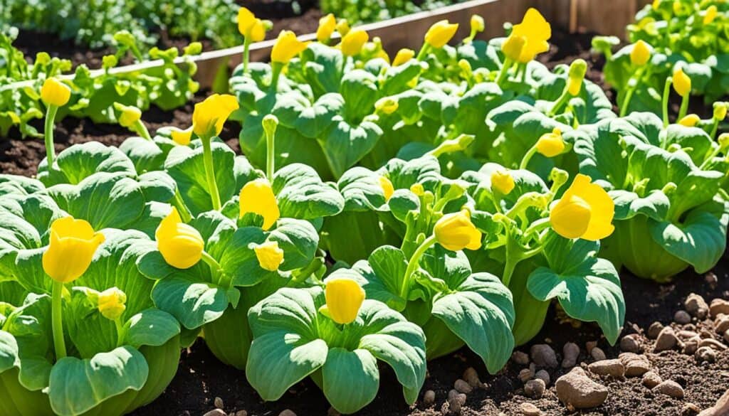 growing patty pan squash