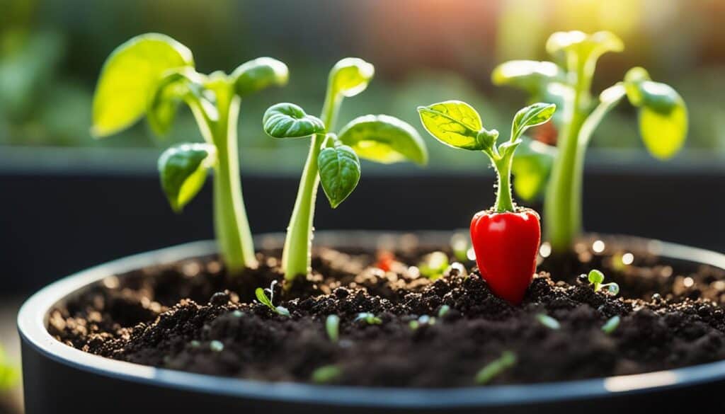 growing peppers