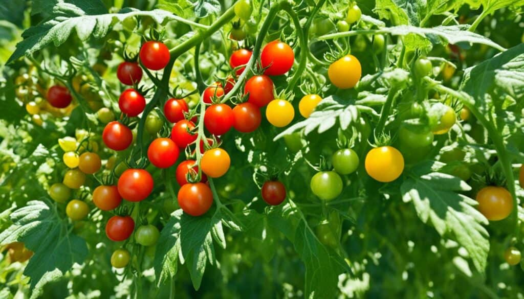 growing small tomatoes