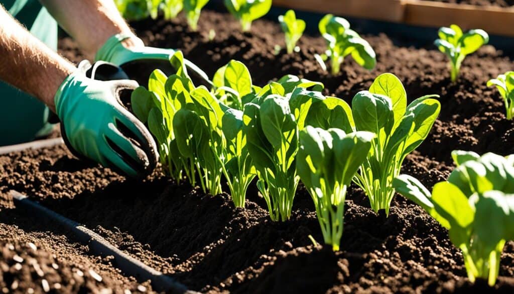 growing spinach from seed