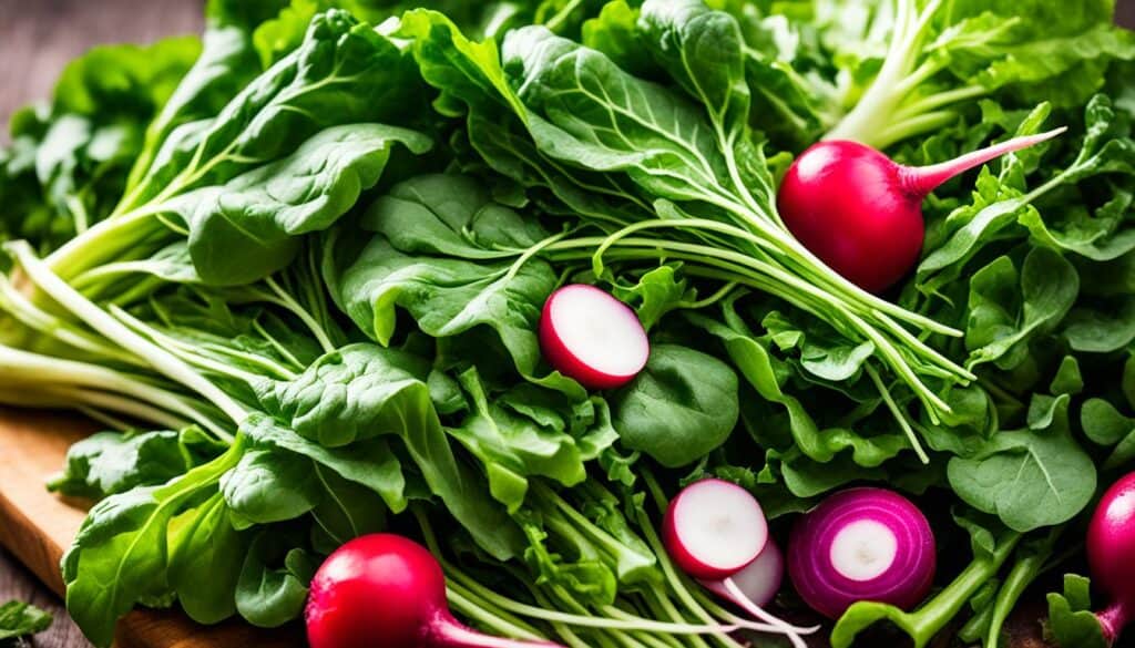 health benefits of radish greens