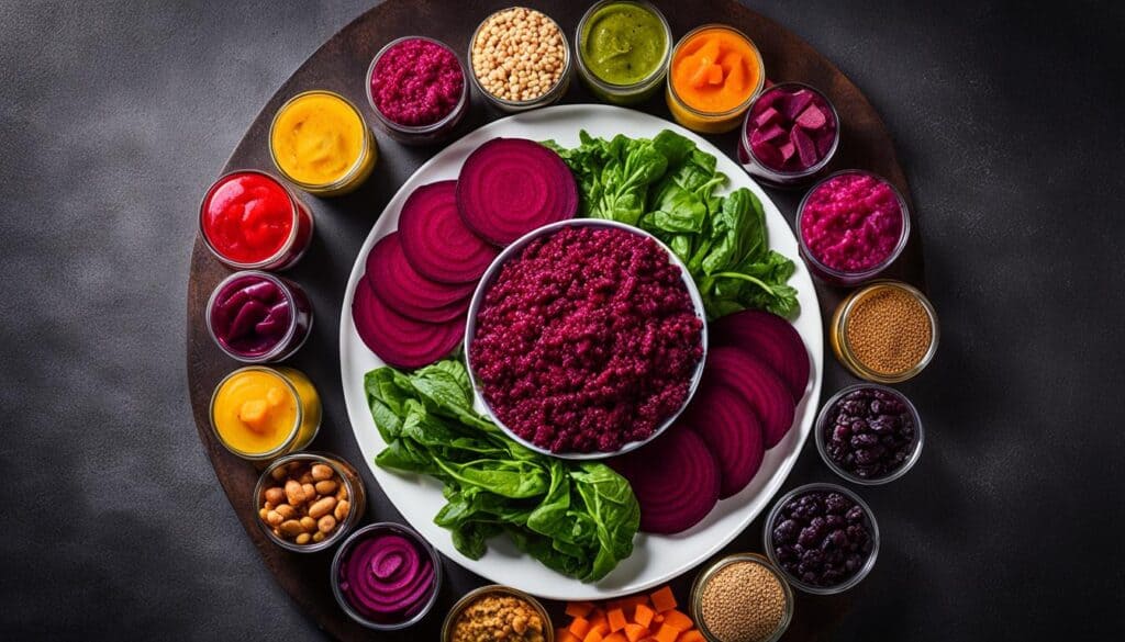 healthy diet with canned beets