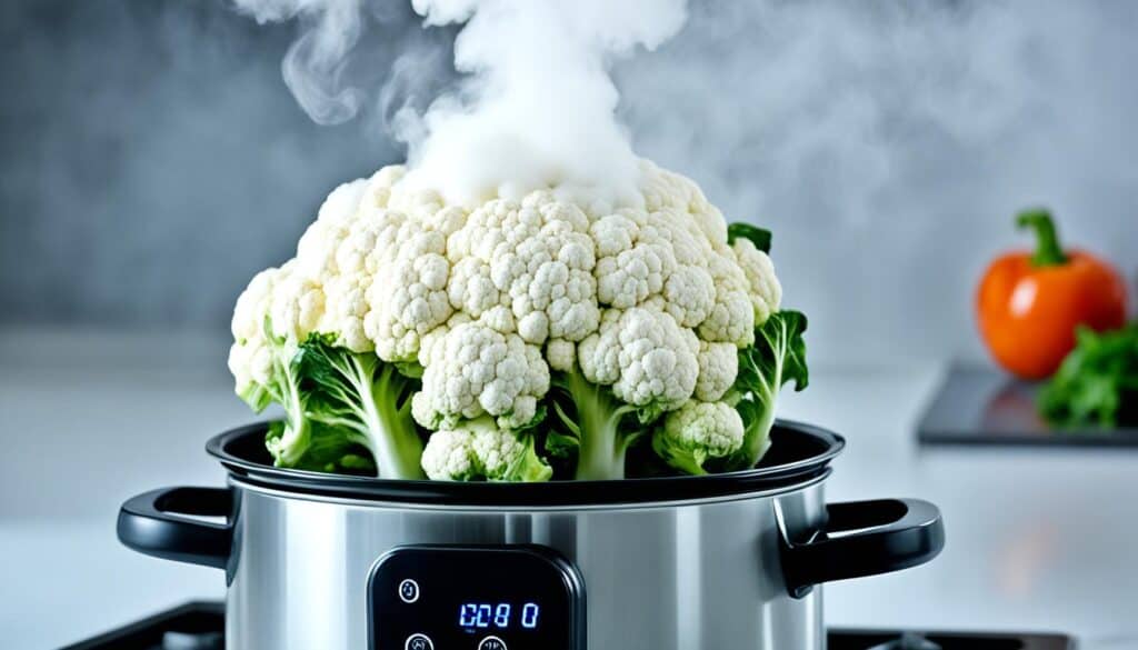 how long to steam cauliflower