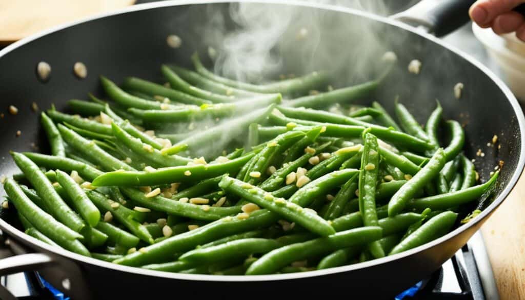 how to cook French cut green beans