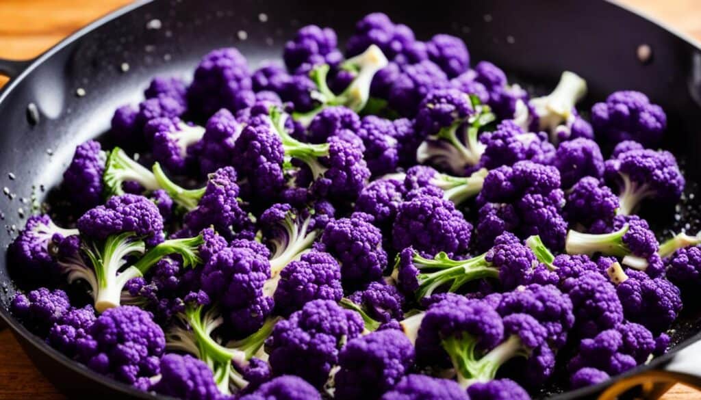 how to cook purple cauliflower