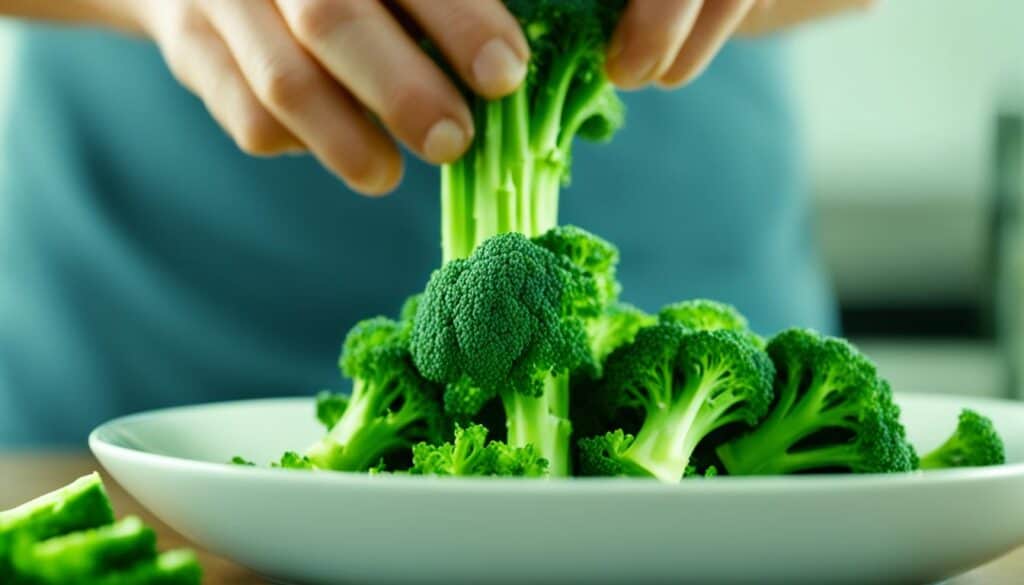 how to cut broccoli